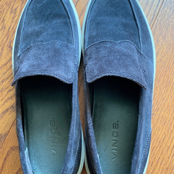 Vince Mens Sneakers Slip On Shoes Brown Suede Casual Size 7M/EUR 40 main image 4